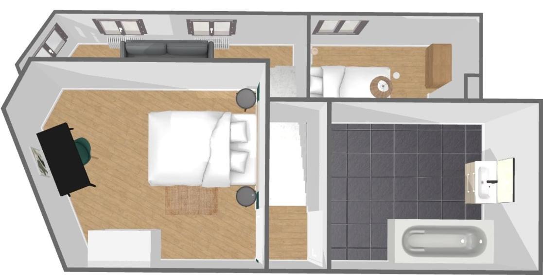 Duplex 2 Bedrooms 2 Bath Lille Exteriér fotografie